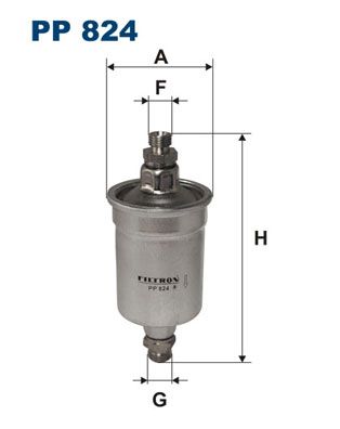 фото Фильтр топливный filtron pp824