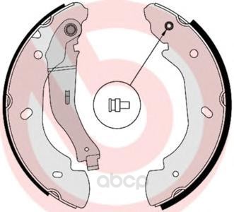 

Тормозные колодки brembo барабанные S24538