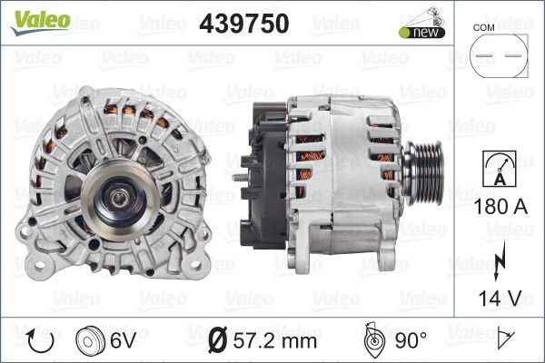 

Генератор Valeo 439750