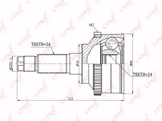 

Шрус LYNXauto CO-4421A