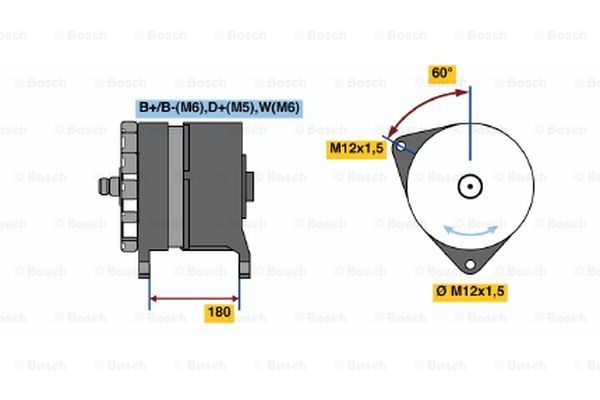 

Генератор BOSCH 0 986 038 290