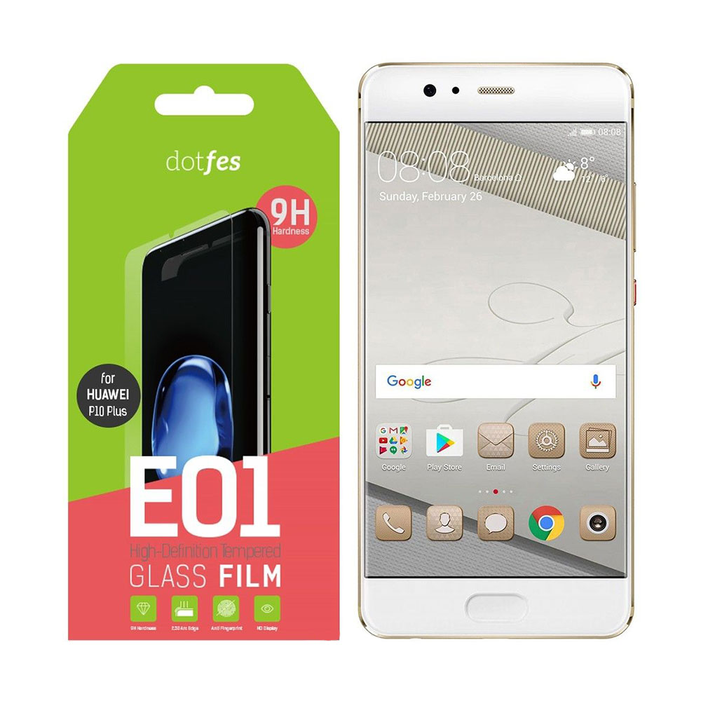 

Защитное стекло Dotfes для Huawei P10 Plus, E01