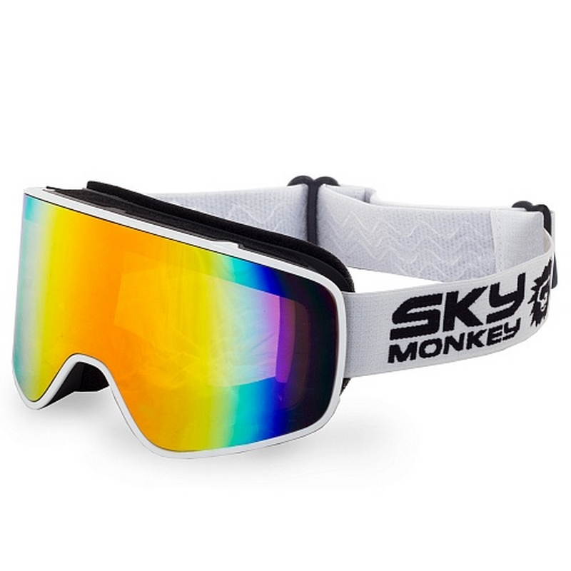 Горнолыжная маска Sky Monkey SR44 RV 2019 white