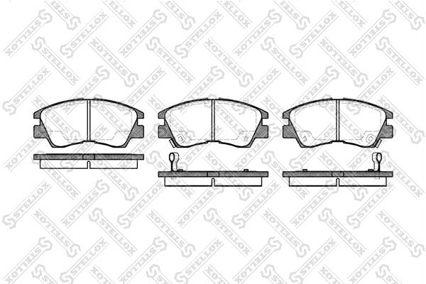 

Тормозные колодки Stellox дисковые 286002SX