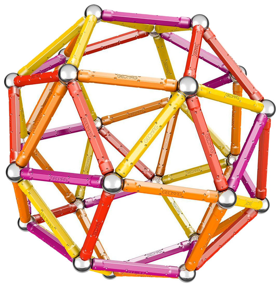 

Конструктор магнитный Geomag Color 127 элементов 264