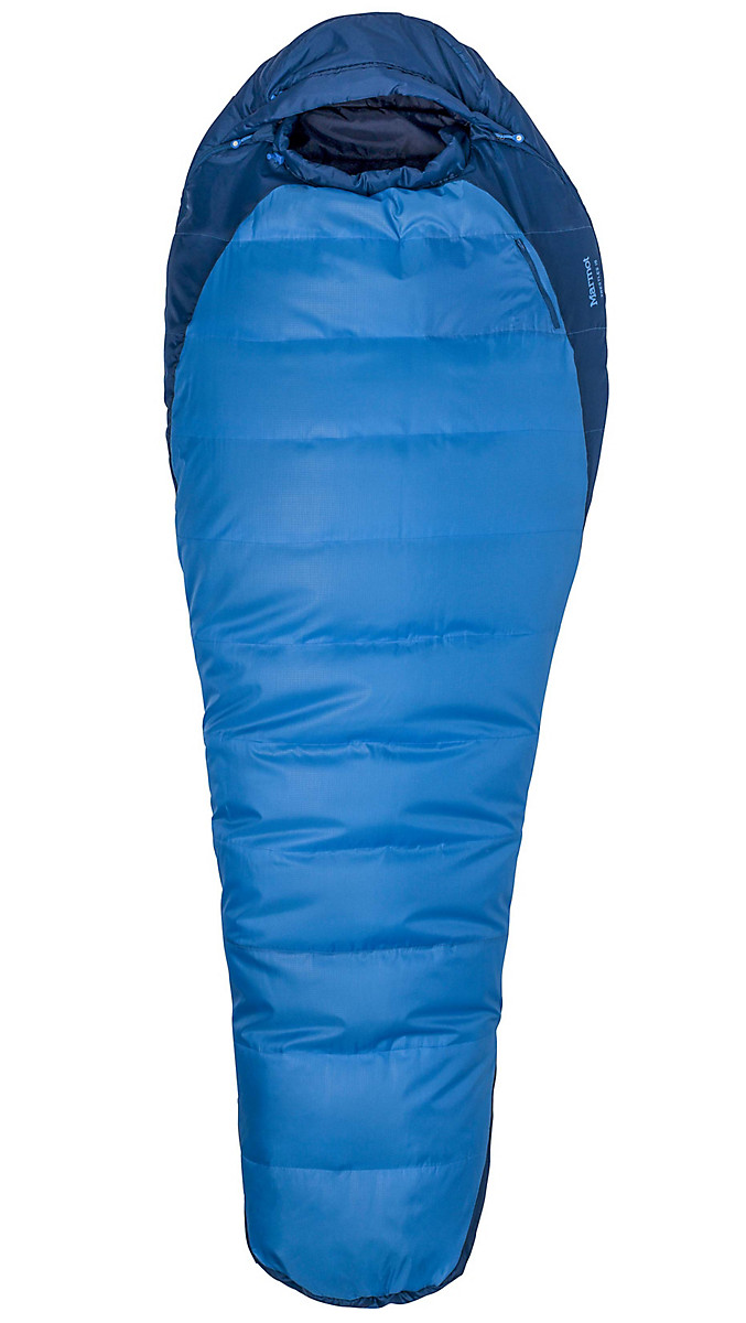 фото Спальный мешок marmot trestles long синий правый