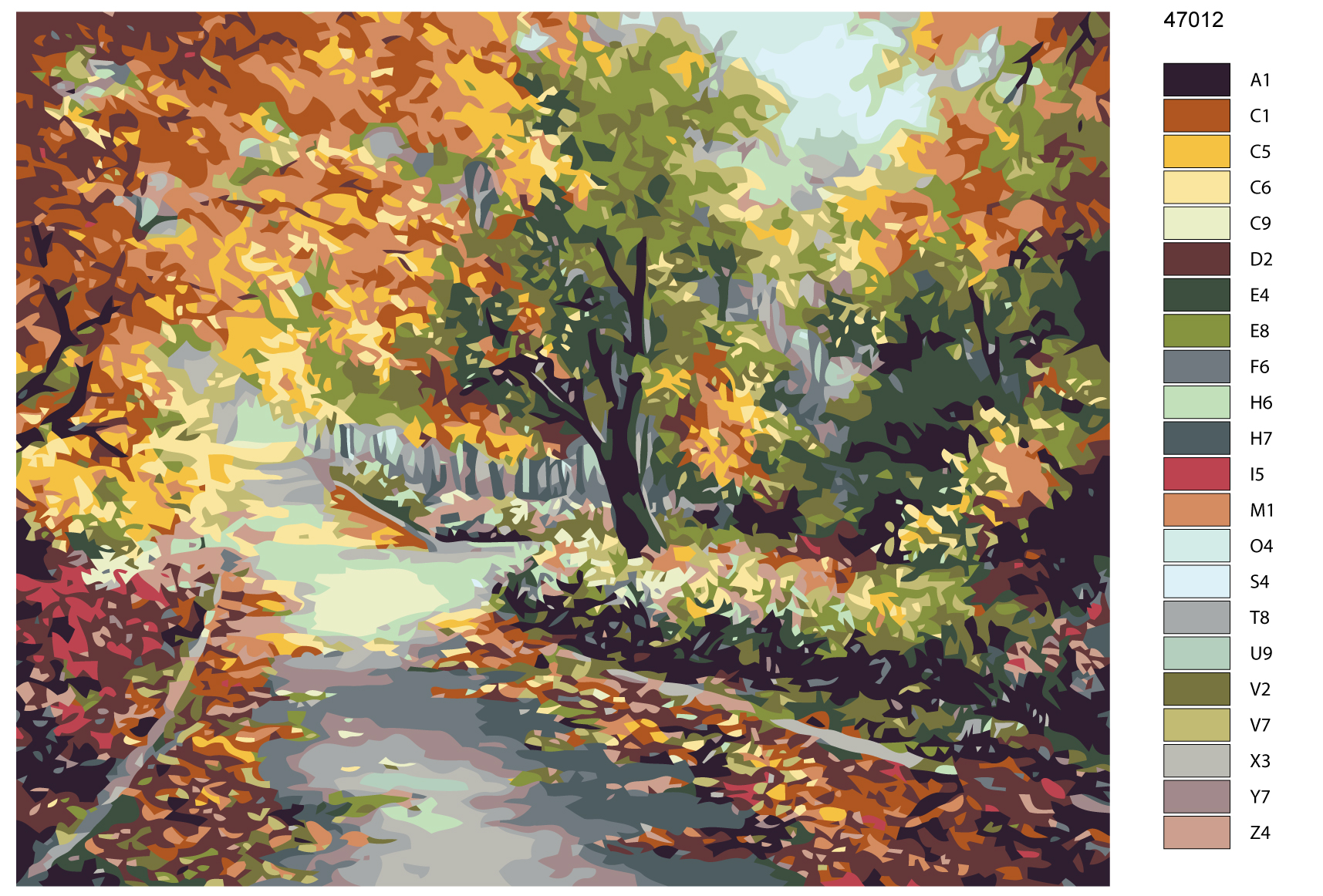 

Картина по номерам, 40 x 50, KTMK-47012, KTMK-47012