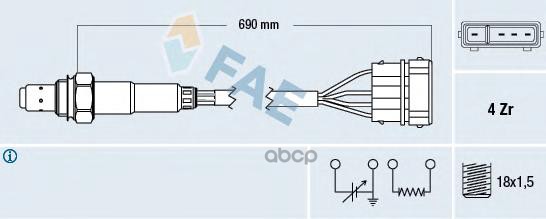 Лямбда-зонд FAE 77128