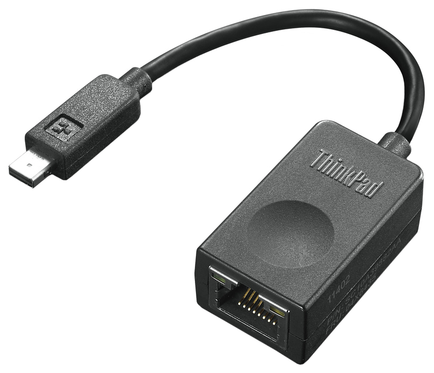 фото Адаптер lenovo thinkpad micro ethernet - rj-45, m-f 0,18м black (4x90f84315)