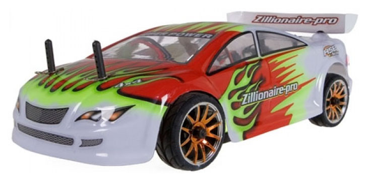 

Радиоуправляемая машинка HSP Zillionaire PRO Racing Сar 4WD Белый/Красный