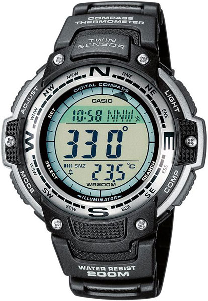 фото Наручные часы электронные мужские casio collection sgw-100-1v