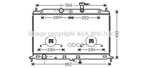 

Радиатор охлаждения AVA QUALITY COOLING KAA2077