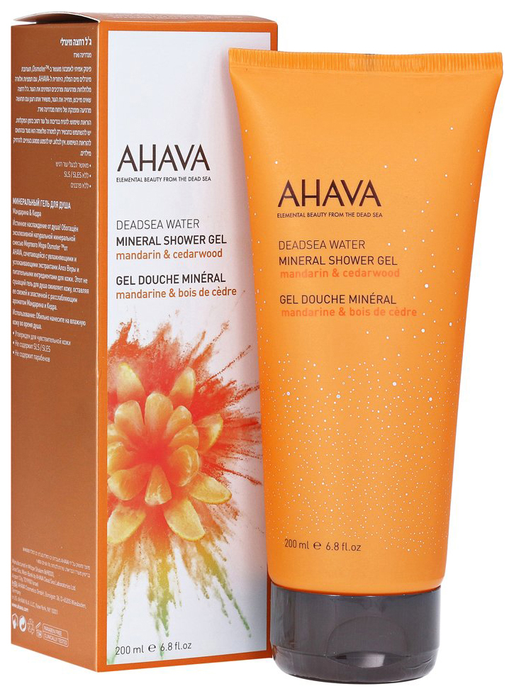 Гель для душа Ahava Deadsea Water Mandarin & Cedarwood 200 мл