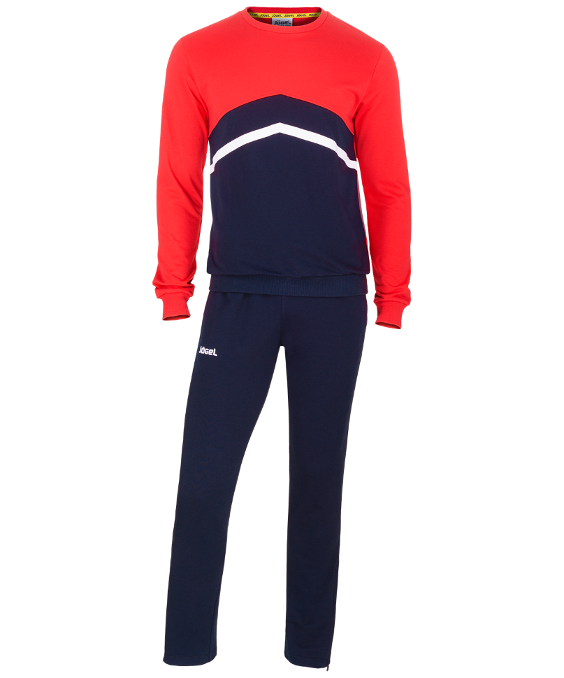 фото Спортивный костюм jogel jcs-4201-921, темно-синий/красный/белый, m int