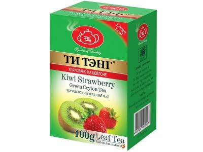 Чай весовой зеленый Ти Тэнг Kiwi Strawberry 100 г