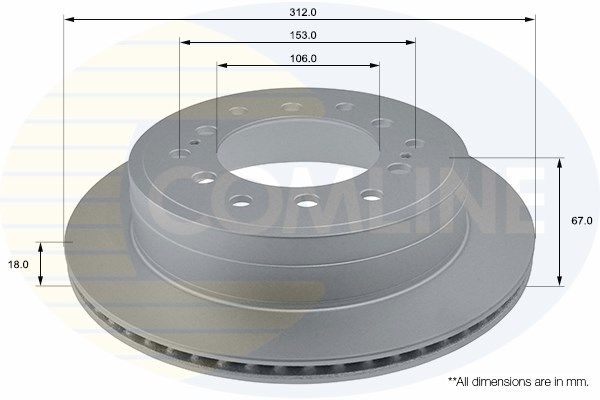 фото Тормозной диск comline adc0185v