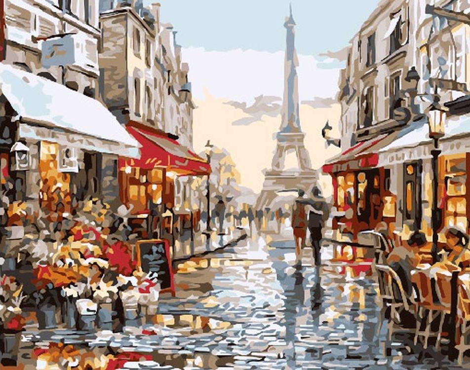 

Картина по номерам Paintboy Свидание в Париже, 30x40 см, Свидание в Париже