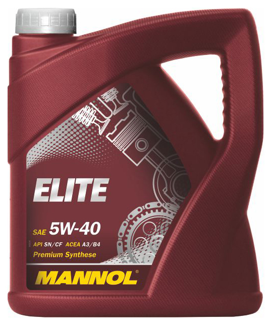 фото Моторное масло mannol elite fully synthetic motor oil 7903-3+1 5w40 4 л