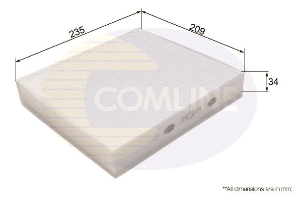 фото Фильтр салона comline ekf214