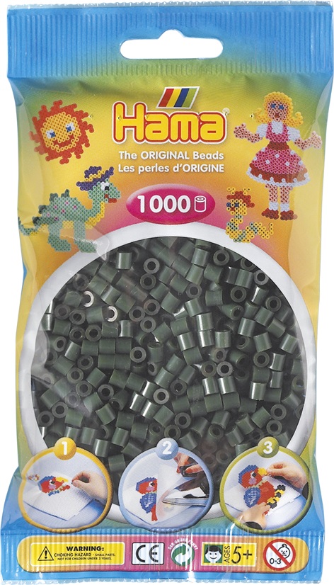 

Бусинки MIDI 1000шт. темно-зеленые Hama 207-28