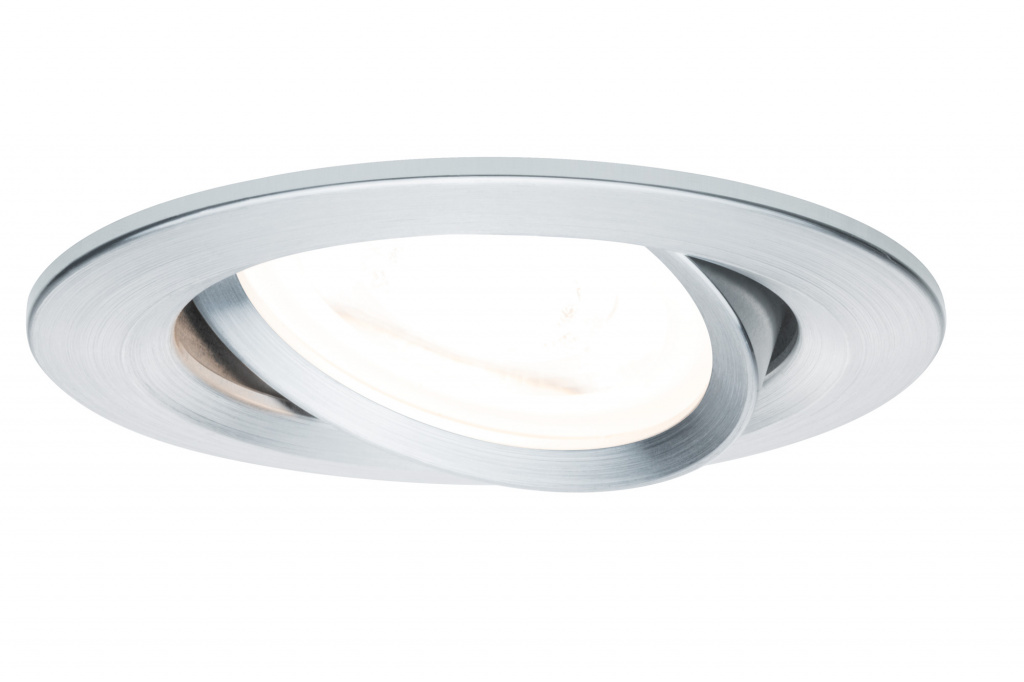 фото Светильник встраиваемый prem ebl nova rd schwb dim led 1x_w alu 93602 paulmann