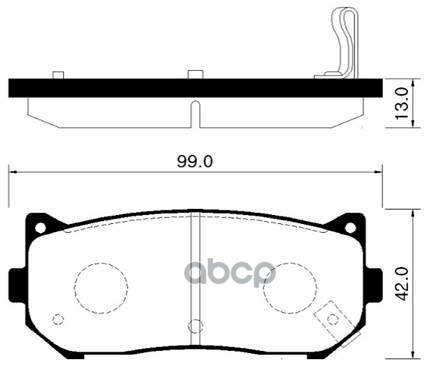 

Тормозные колодки HSB HP1009