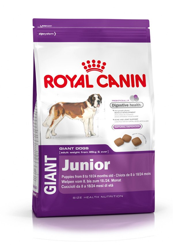 фото Сухой корм для щенков royal canin junior giant, птица, 4кг