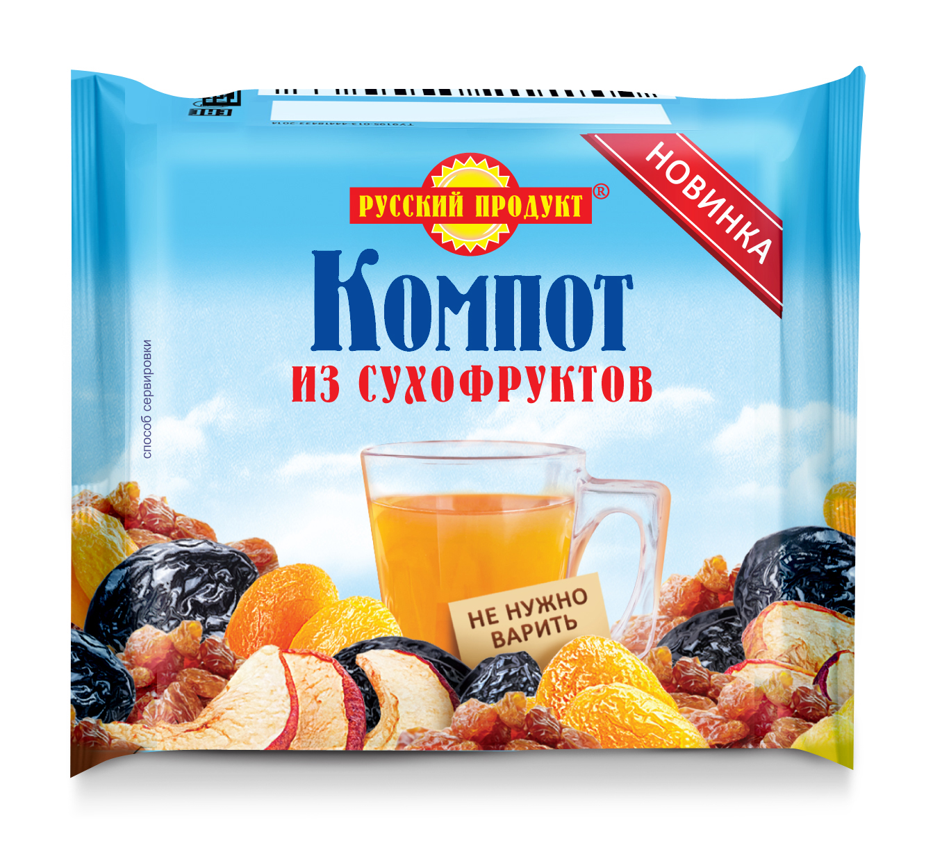 

Компот из сухофруктов Русский Продукт моментального приготовления брикет 190 г