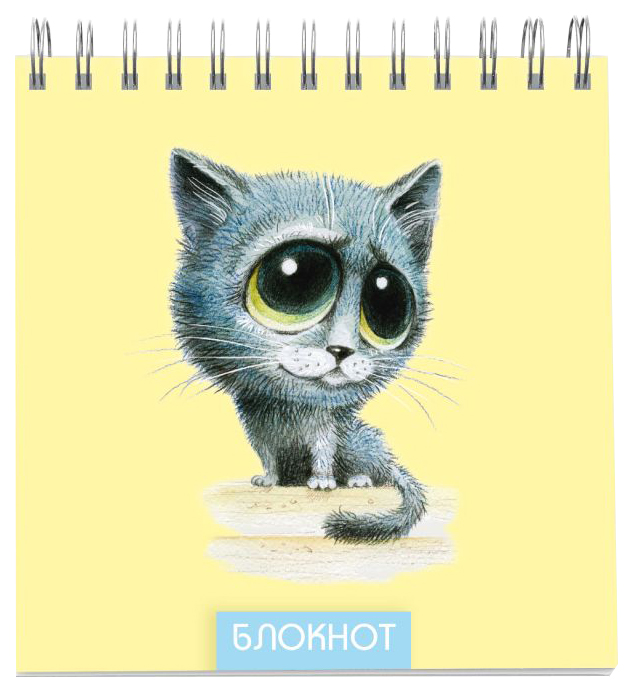 

Блокнот 140х140 мм арт. 48072/10 ЗАЙКА /60л. переплет-гребень сверху