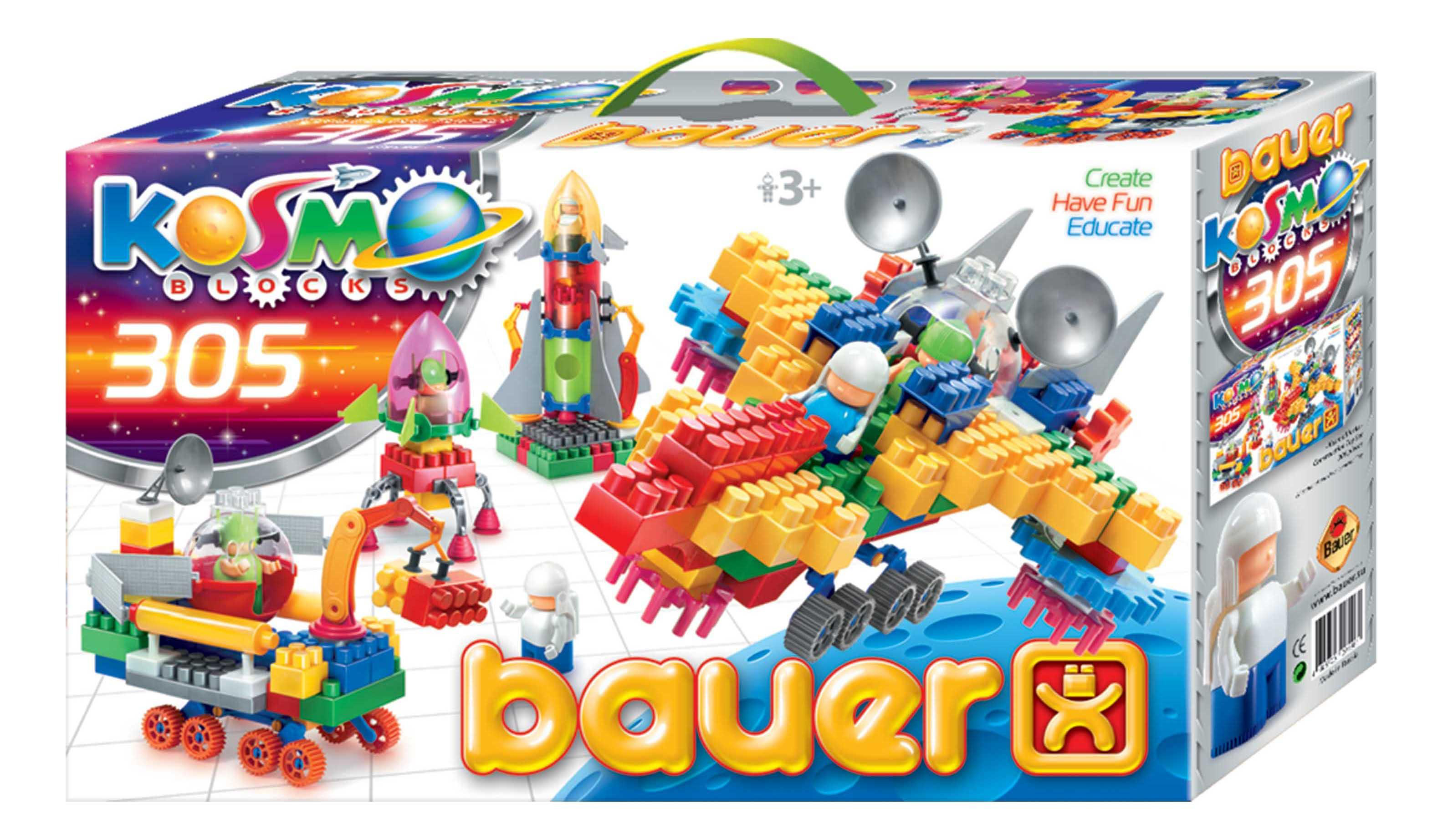 

Конструктор bauer серия космос, 305 эл., Космос