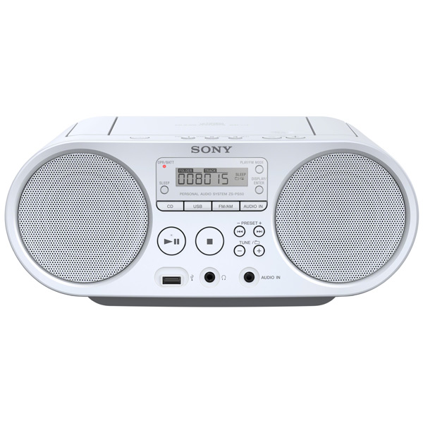 

Магнитола Sony ZS-PS50 White, ZS-PS50
