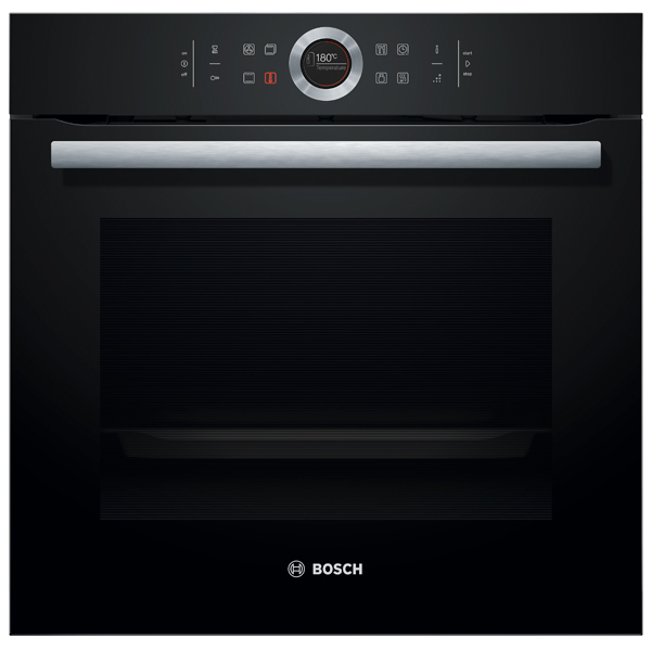 фото Встраиваемый электрический духовой шкаф bosch hbg655bb1 black