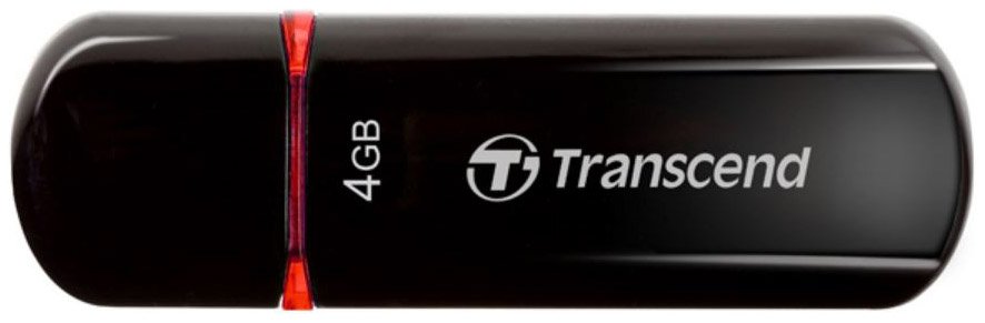 Флешка Transcend JetFlash 600 4ГБ Black (TS4GJF600)