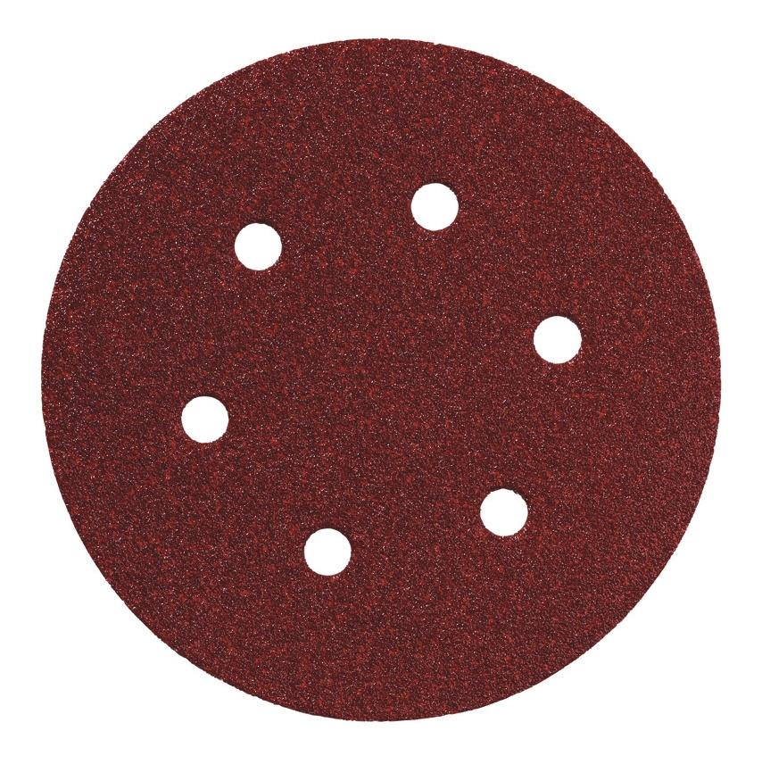 

Круг шлифовальный универсальный для эксцентриковых шлифмашин metabo 624025000, 150мм Перф.шлиф.круги х25 шт.Р240,6 отв,profession