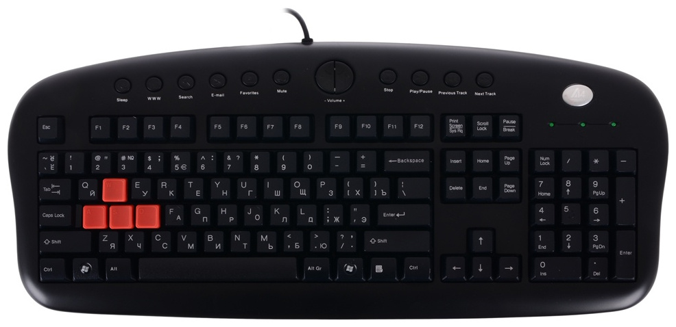 

Игровая клавиатура A4Tech KB-28G-1 Black, KB-28G-1