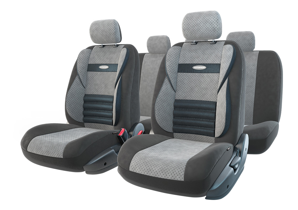 фото Комплект чехлов на сиденья autoprofi comfort combo cmb-1105 bk/d.gy (m)