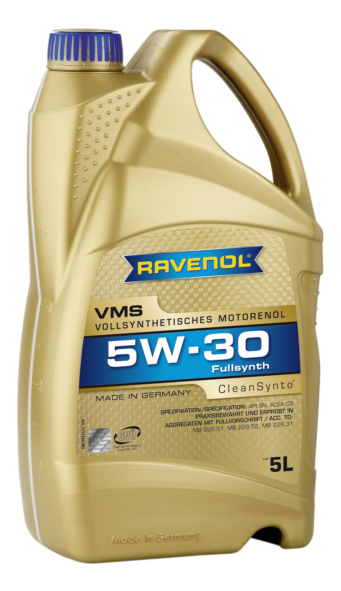 фото Моторное масло ravenol vms sae 5w-30 5л