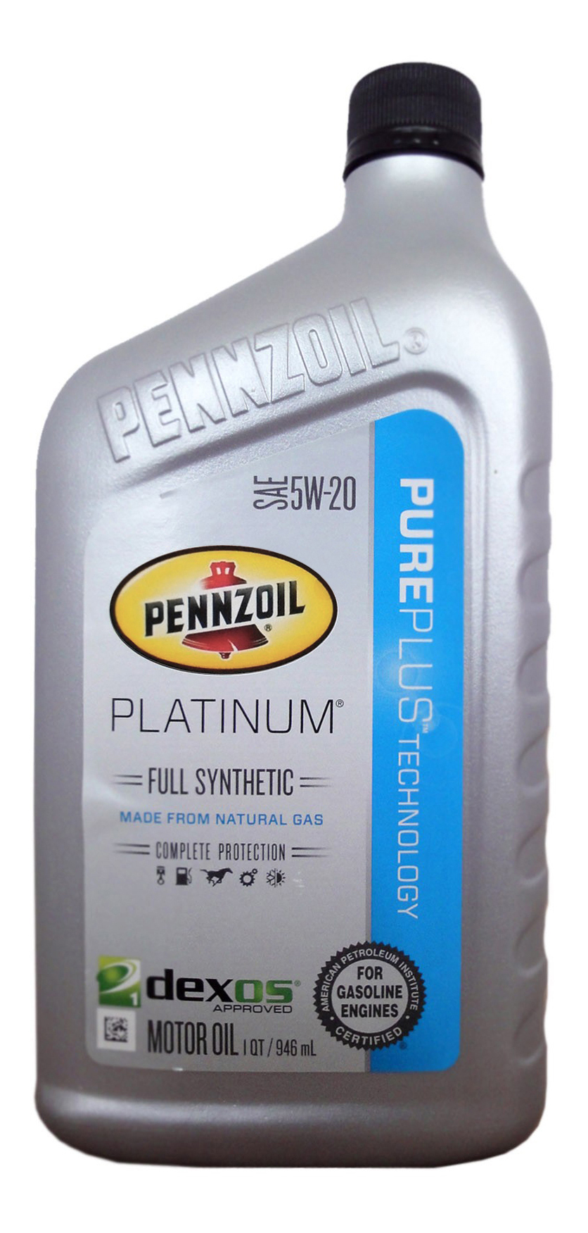 фото Моторное масло pennzoil platinum full synthetic motor oil 5w20 0,946 л
