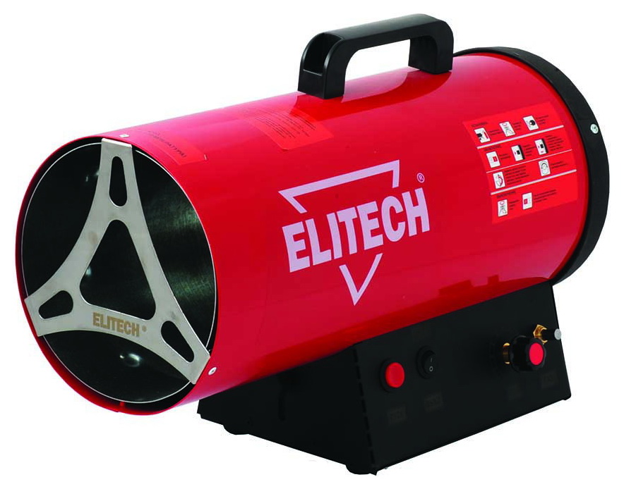 

Газовая тепловая пушка ELITECH ТП 15ГБ, Красный, тП 15ГБ