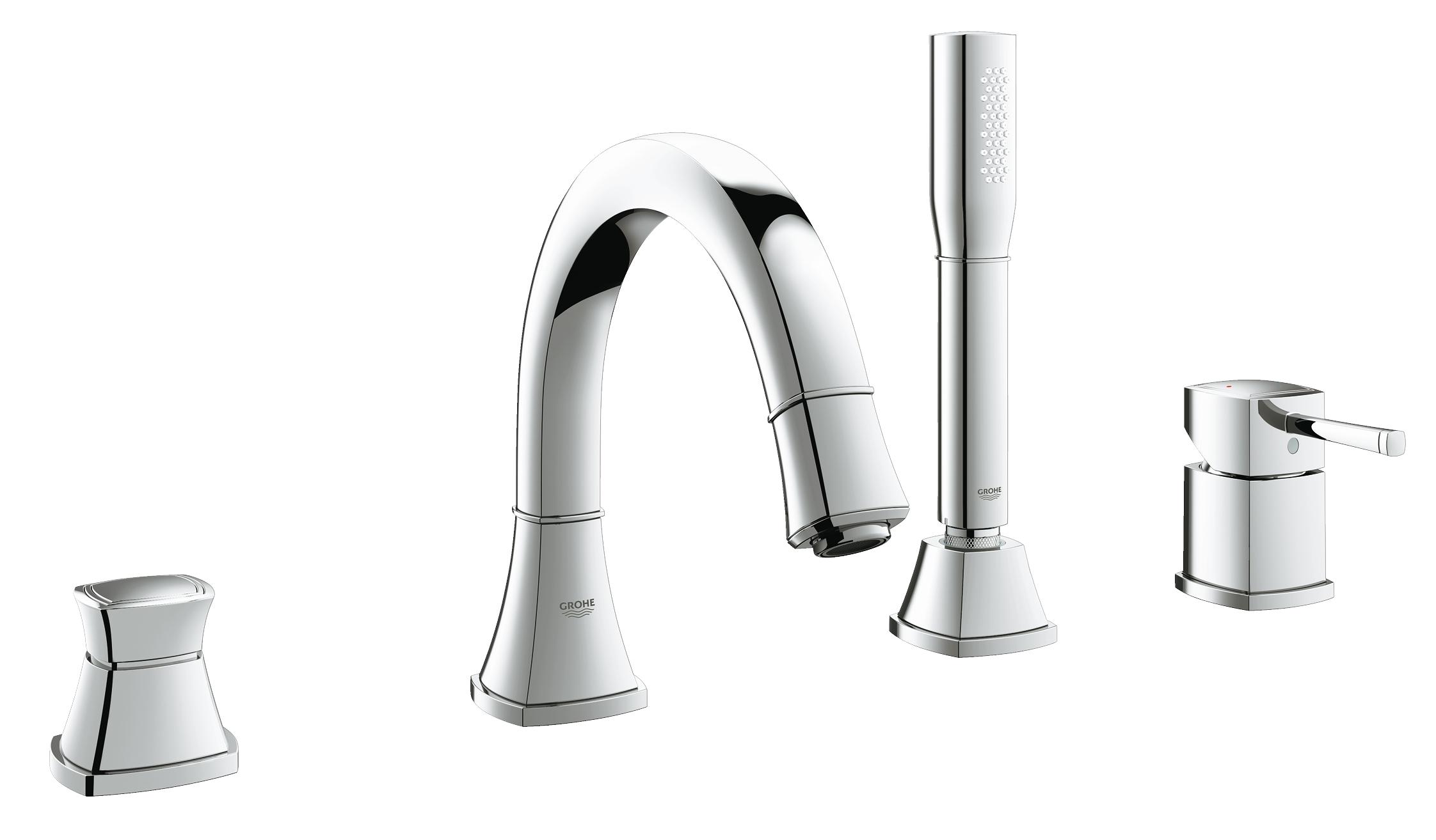 

Смеситель для ванны на борт Grohe Grandera 19936000 хром, Grandera