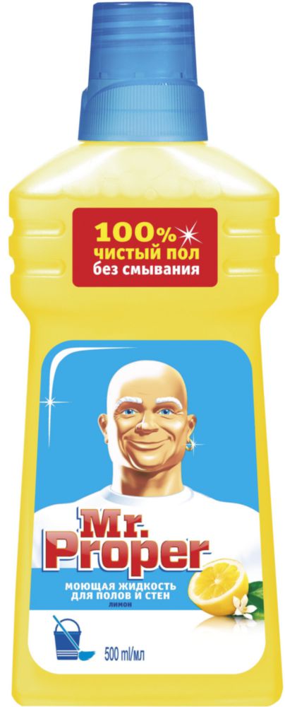 фото Универсальное чистящее средство для мытья полов mr. proper лимон 500 мл