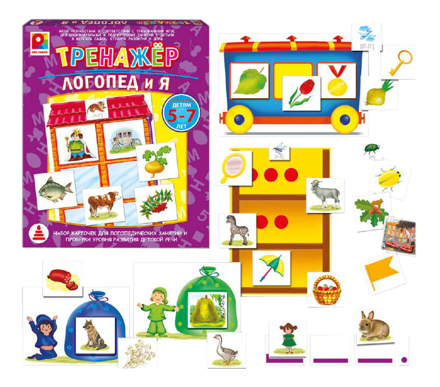 Семейная настольная игра Радуга Тренажер, для развития внимания интеллектуальный тренажер для малышей 3 5 лет