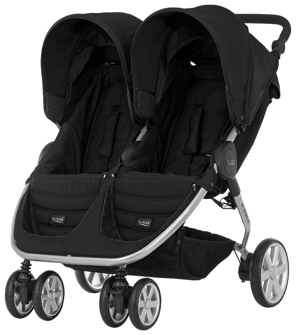 

Коляска для двойни и погодок Britax B-Agile Double Black U361819, B-Agile Double