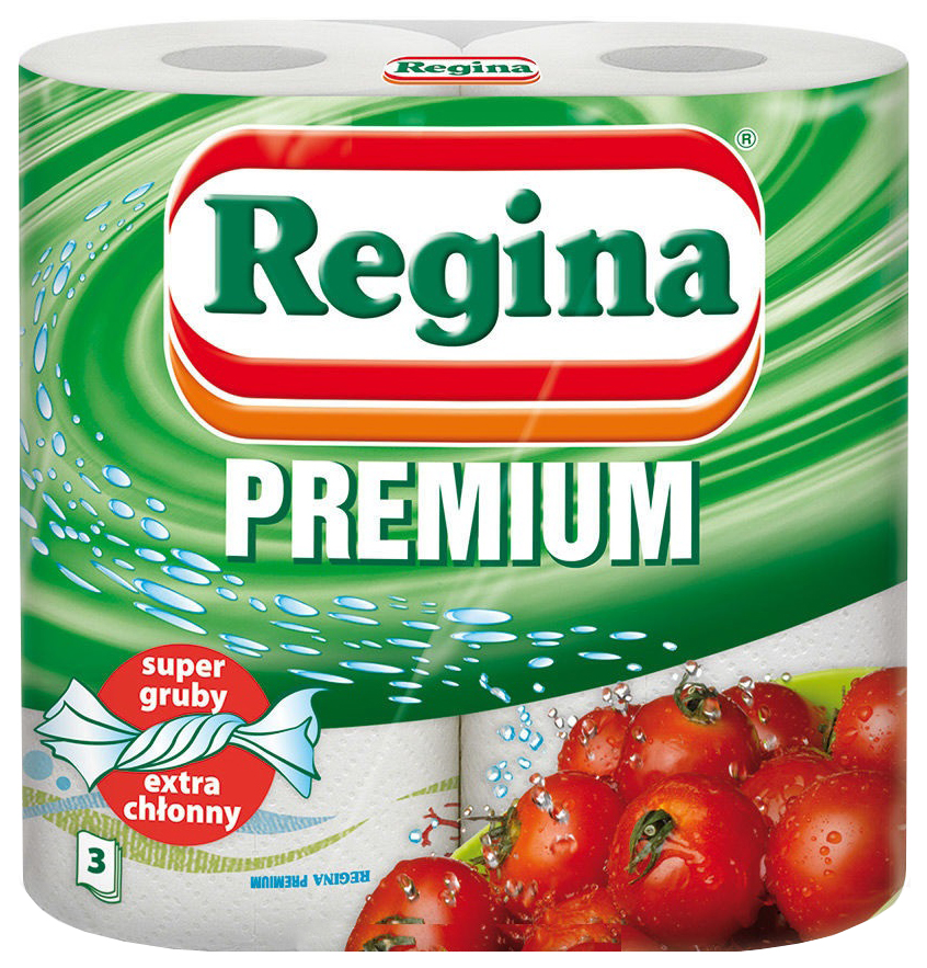 фото Бумажные полотенца regina premium трехслойные 2 штуки