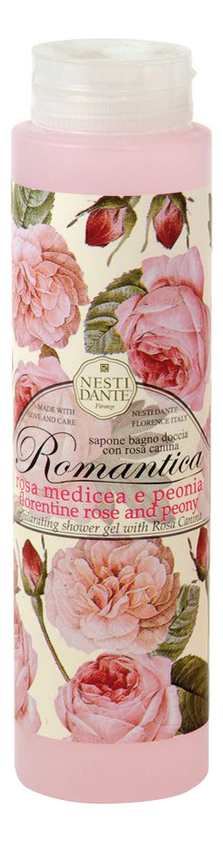 Купить Гель для душа NESTI DANTE Florentine Rose Peony Флорентийская роза и пион 300 мл, флорентийская роза и пион 300 мл
