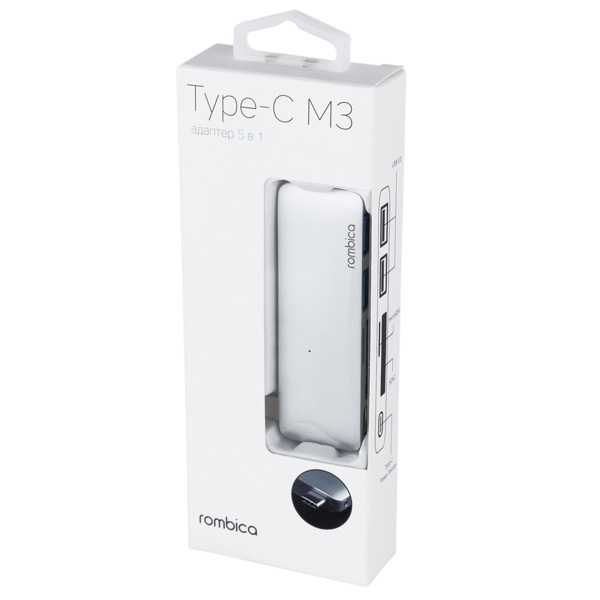 

Разветвитель для компьютера Rombica TC-00040, Type-C M3 (TC-00040)