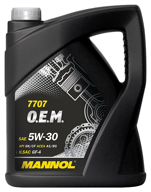 фото Моторное масло mannol o.e.m. for ford/volvo 5w30 4 л