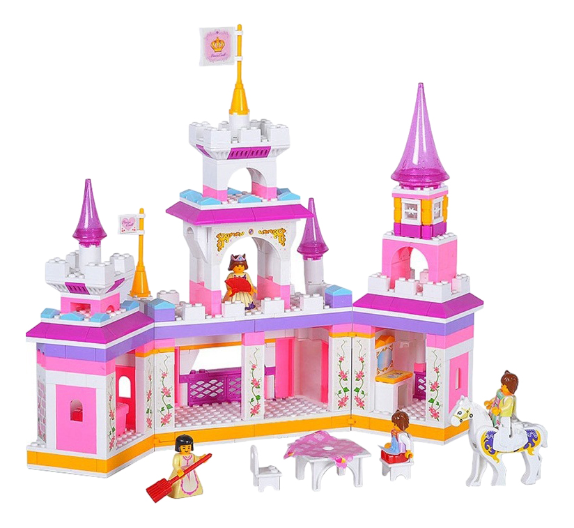 Конструктор пластиковый Sluban Волшебный замок принцессы playmobil конструктор туалетный столик принцессы