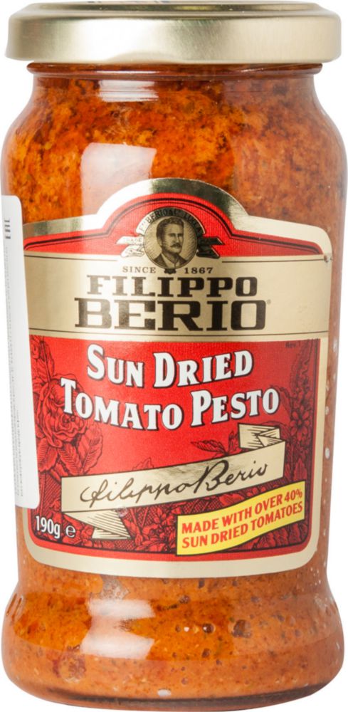 фото Соус filippo berio sun dried tomato pesto с сушеными томатами 190 г