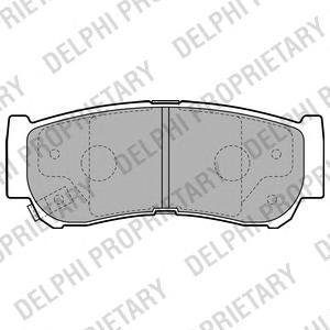 

Тормозные колодки DELPHI дисковые LP2049